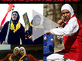 مستند خواهران دارندۀ مدال جهانی ووشو در اربعین (3دقیقه)
